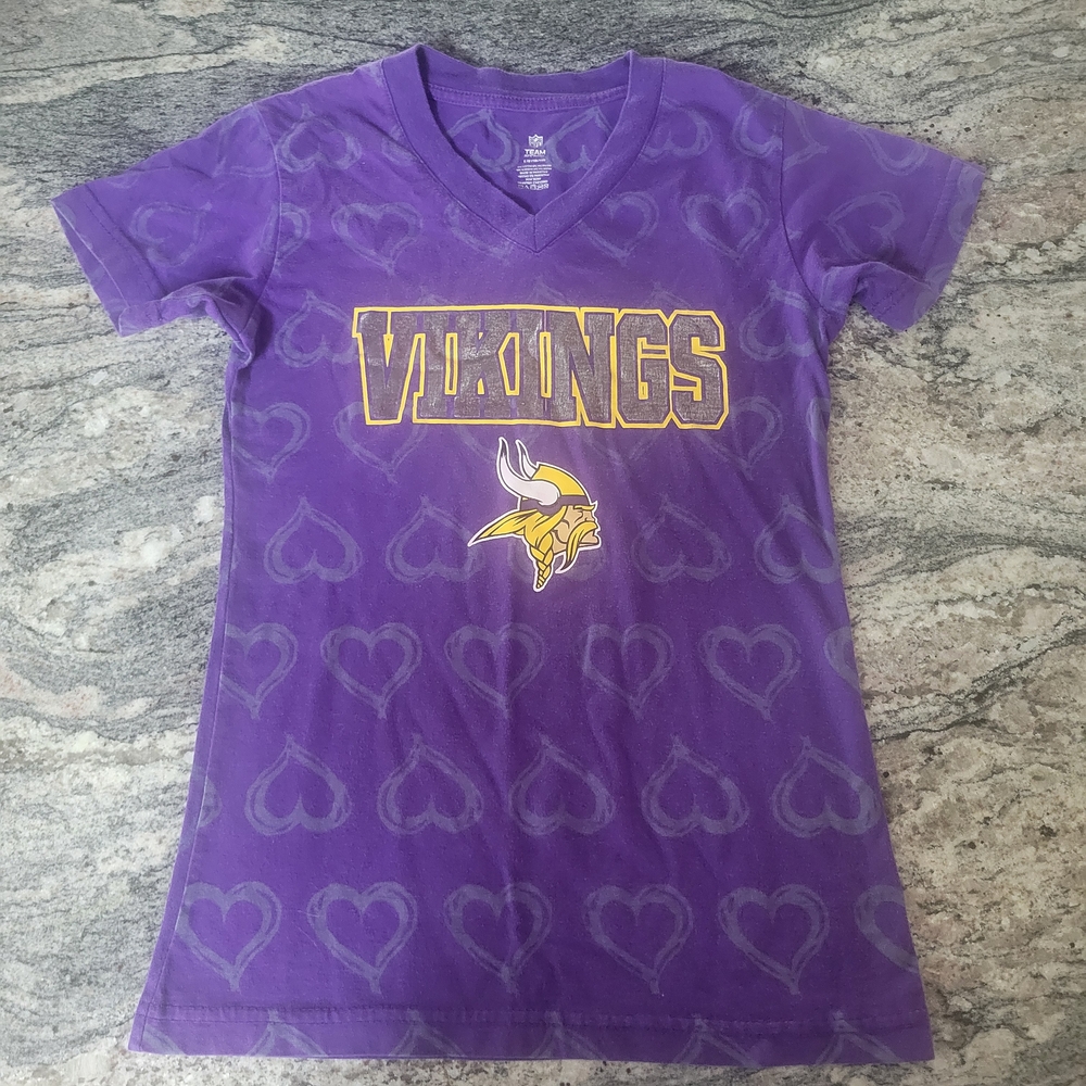 NFL Vikings Purple Short Sleeve Tee